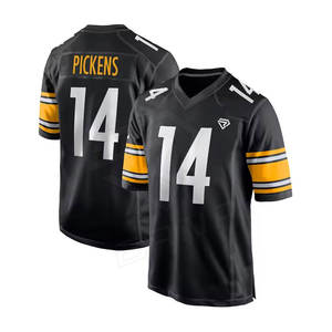 Camisetas de Fútbol Personalizadas al por Mayor, Bordadas, de Alta Calidad, Transpirables, de Manga Corta, para Equipos Americanos, para Hombre y Mujer - Product Image 3