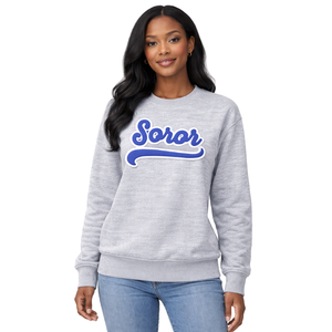 Sudadera de Forro Polar con Cuello Redondo Gris Zeta Phi Beta, Inspirada en las Fundadoras de 1920, Hermandad Griega, Mujeridad Superior, Algodón Premium - Product Image 5