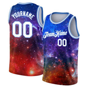 Maillot de basket-ball pour homme, sans manches, antibactérien, respirant, 100% polyester, logo personnalisé OEM, vêtements de sport d'équipe - Product Image 4