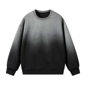Sweat à capuche femme sweat femme OEM 360g French Terry Dip Dye Acid Washed Oversized Plus Size Sweatshirt - Product Image 1