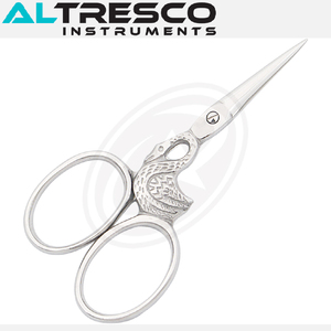 Ciseaux de broderie fantaisie en acier inoxydable de qualité supérieure personnalisés terne/poli pointu aiguille imprimé caractéristiques beauté - Product Image 4