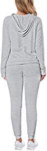 Women's Clothing Sets Jogger <b>Jumpers</b> Gym Custom 2 Piece Set Women Top Hoodie and Joggers Set - Product Image 3