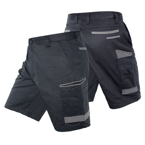 กางเกงขาสั้นคาร์โก้สำหรับผู้ชายมี6กระเป๋าสีฟ้า - Product Image 6