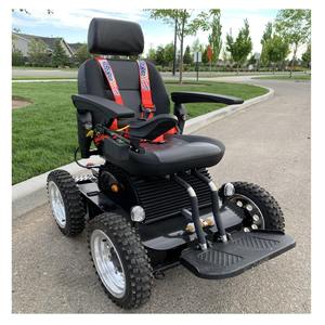 Nouvel arrivage : Fauteuil roulant électrique pliable à moteur brushless d'origine, disponible en version OEM, avec kit complet pour ascension automatique des escaliers - Product Image 2