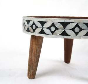 Support à gâteau élégant en nacre écologique, artisanal, avec taille et couleur personnalisables pour occasions spéciales - Product Image 5