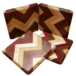 Ensemble de sous-verres en bois Offre Spéciale ensemble de sous-verres de luxe en bois d'acacia en marbre de haute qualité gravé sur mesure style européen pour boissons - Product Image 6