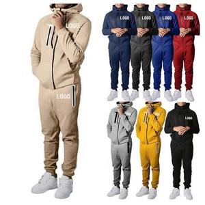 Service OEM, Survêtement d'été de haute qualité, 100% coton, imprimé, polaire, logo personnalisé, séchage rapide, respirant, ensembles de vêtements de sport unisexes - Product Image 6