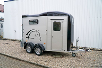 Remorque pour chevaux haut de gamme, sur mesure, style approuvé par les célébrités, pour 2 chevaux, designs de remorques pour bétail, remorque utilitaire pour animaux d'élevage