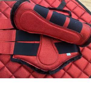 Almohadillas para SILLÍN, capó para las orejas, botas para cepillar, envolturas para las piernas para caballos, productos para montar a caballo, equipo equino, espuma ecuestre, satén - Product Image 4