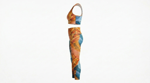 Ensembles de yoga pour femmes personnalisés de haute qualité, respirants, à séchage rapide, légers, réversibles, solides, 2 pièces, manches longues - Product Image 2