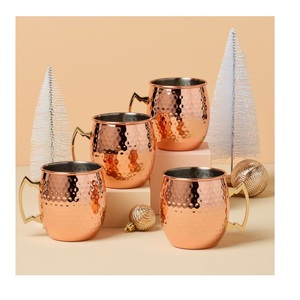 Moscow Mule Copper <b>Mugs</b> Handmade New Style Metal <b>Mugs</b> Used In Healthy Drinks Juices - Product Image 1