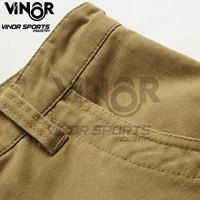 Short cargo d'été à poches multiples pour hommes Pantalon court tactique en coton kaki pour hommes Joggers décontractés