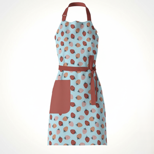 Delantal de algodón de cobertura completa con correas ajustables para el cuello y la cintura Delantal de cocina profesional con bolsillos grandes - Product Image 2