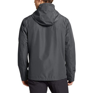 Chaqueta cortavientos ligera hecha a medida para exteriores, resistente al viento e impermeable con cuello levantado y cierre de cremallera - Product Image 2