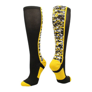 Chaussettes de baseball de vêtements de plein air personnalisés durables de haute qualité pour l'automne et l'hiver chaussettes d'équipage décontractées de couleur unie tricotées - Product Image 1