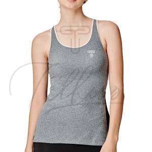 Débardeur Femme Personnalisable Uni Respirant Écologique en Mélange Coton-Lin à Séchage Rapide – Idéal pour l'Été et la Gym - Product Image 1