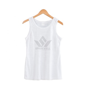 <b>Men's</b> <b>White</b> Solid Color O-Neck Knitted Tank Top Lightweight Stretchy Workout Gym <b>Vest</b> Breathable Regular Fit - Product Image 4