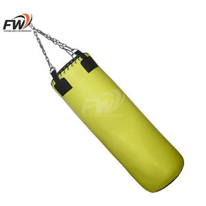 Saco de Boxeo de Cuero Rojo PVC al por Mayor, con Logotipo Personalizado, para Entrenamiento de Boxeo, Construcción Duradera, Relleno de Arena, para Adultos - Product Image 4