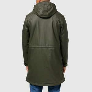 Chaquetas de moda para hombre, chaqueta de bombardero cortavientos ligera de Golf en blanco impermeable informal para hombre, Ronpex de lona de talla grande personalizada - Product Image 5