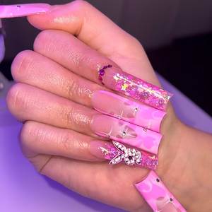 3D เล็บกระต่ายสุดน่ารักสำหรับตกแต่งเล็บคริสตัล Playboys กระต่ายทำเล็บประดับโลหะอัลลอยแบบทำมือแบบทำมือ - Product Image 4