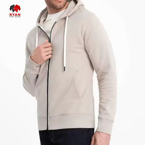 Pull-over à capuche décontracté pour hommes avec logo personnalisé Streetwear polaire respirant avec poches pour l'hiver - Product Image 1