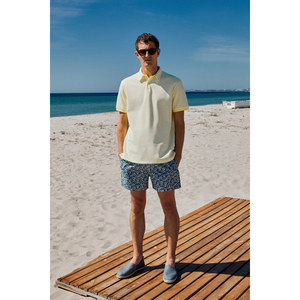 Polo homme GRIMELANGE LAPORTE en tissu texturé coupe ajustée - Product Image 4