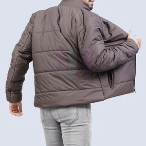 Chaqueta de Invierno Acolchada para Hombre, Diseño Personalizado 2025, Logotipo Frontal, Alta Calidad, Resistente al Viento, Transpirable, Nailon/Poliéster, Informal - Product Image 5