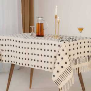 Nappes imprimées en coton pour la décoration intérieure Couverture textile pour tables - Product Image 3