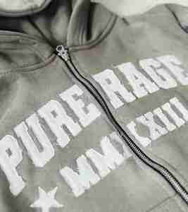 Venta al por mayor personalizado parche bordado ácido lavado sudaderas con capucha para los hombres OEM ropa casual uso al aire libre personalizado fabricante hombres sudaderas con capucha - Product Image 2