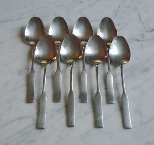 Nouvelle conception de vaisselle, restaurant, maison suisse ou hôtel, fournitures de fête argentées, cuillères en métal, couverts en acier inoxydable 304 - Product Image 1