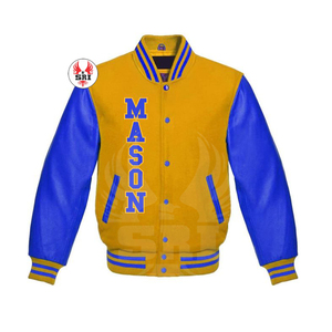 Masonic Master Mason Letterman Jacket Custom Made Varsity Jacket | Masonic Regalia Wool Body Leather Sleeve Varsity Jacket - Product Image 6