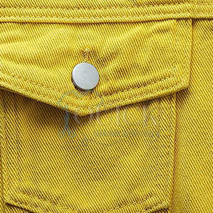 Vestes en jean pour femmes en coton solide respirant de haute qualité, à séchage rapide, tricotées pour l'hiver, écologiques, prix de gros - Product Image 4