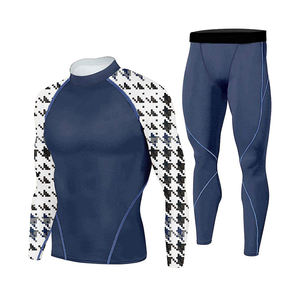 Venta caliente sublimación gimnasio fitness conjunto de compresión cómodo mama natación conjunto de compresión para la venta - Product Image 1