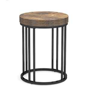 Mesa auxiliar redonda de metal de calidad superior del mejor fabricante con tapa de mármol Mesita de noche decorativa moderna de alta calidad para el hogar - Product Image 5