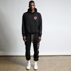Sudaderas con capucha con estampado de soplo 3D personalizadas de alta calidad al por mayor, suéter de algodón pesado 100%, sudaderas con capucha de gran tamaño para hombre - Product Image 4
