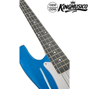 Hochwertiger 4-Saiten E-Bass mit Ahornhals und Paulownia-Korpus für Professionelle Auftritte, Vollständig Eingebaute Stimmwirbel, <span class=keywords><strong>Techwood</strong></span> - Product Image 4