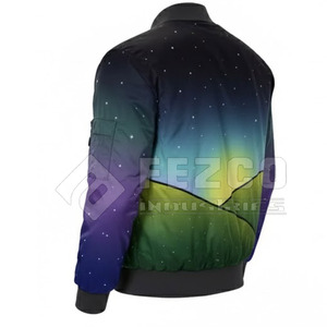 Men Slim Fit Hooded Stand Front Bomber Jackets Winter Custom OEM ODM Breathable Eco-Friendly Outdoor Jackets Reasonable Price - Product Image 4
