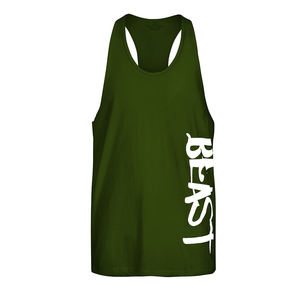 Personalizado de alta calidad Premium hombres entrenamiento chaleco camisetas sin mangas nuevo diseñador Streetwear estampado estilo Casual - Product Image 4