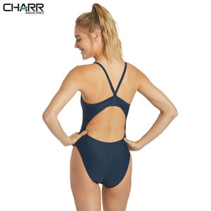 Bañador de entrenamiento de una pieza, traje de baño de alta calidad con tu propio diseño y logotipo personalizado impreso en Color - Product Image 3