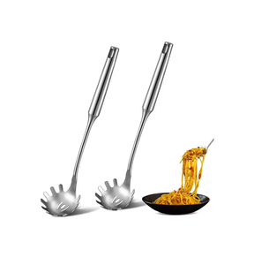 Servidor de espagueti de Pasta de acero inoxidable, tenedor resistente al calor, cuchara para Pasta de espagueti, servidor, accesorios de cocina, Gadgets, herramientas - Product Image 3