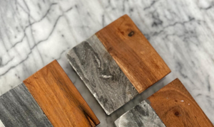 Juego de Posavasos Cuadrados Modernos de Mármol Ecológicos Hechos a Mano de Alta Calidad para Uso en el Hogar, Hoteles y Restaurantes, Color Personalizado - Product Image 6