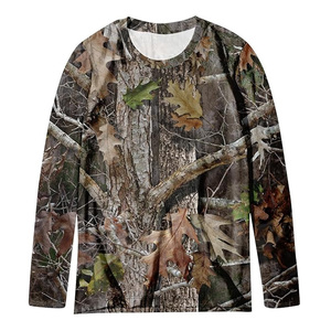 Camisetas de Caza de Manga Larga con Diseño Personalizado por Sublimación, Camuflaje Realtree, Ropa de Caza, Protección para Torneos, para Hombre - Product Image 1