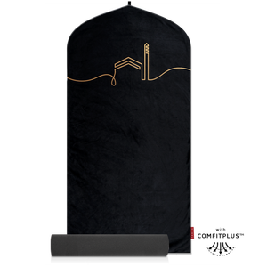 ขายร้อนMinimalist Kaabaออกแบบเครื่องล้างทําความสะอาดได้ 60x120 ซม.กํามะหยี่TAKVA EasiCleanในร่มสวดมนต์ | Kaaba Collection - Product Image 2