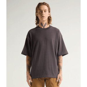 Mode vêtements unisexe t-shirt de haute qualité tissu Durable prêt t-shirts vierges 60% coton 40% Polyester français éponge t-shirt - Product Image 1