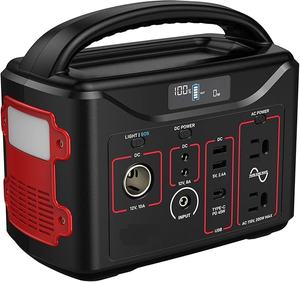 Station d'alimentation portable T320 toute neuve, batterie 300Wh, 110V/200W (pic 400W), deux sorties AC à onde sinusoïdale pure, USB type C PD 45W - Product Image 1