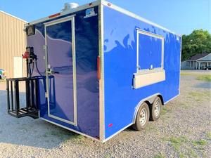 Chariot et remorque alimentaires mobiles extensibles en acier inoxydable pour événements de restauration rapide et de crème glacée commerciale - Product Image 3