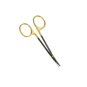 Tijeras de disección Tijeras de estrabismo Corte de onda curvada Romo Blunt 115 Mm 4,12 "Sala DE OPERACIONES Punta afilada Tijera médica - Product Image 2