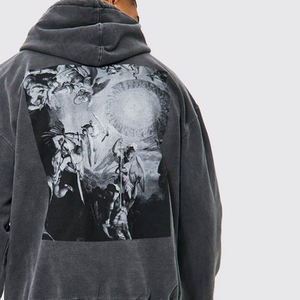 Sweat à capuche de luxe pour homme, style hip-hop, couleurs personnalisées, 100% coton molletonné, streetwear d'hiver, coupe classique - Product Image 6