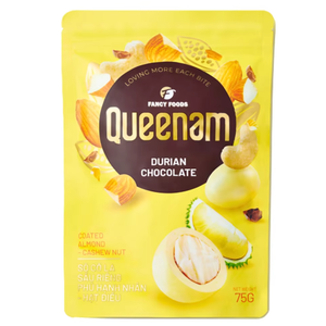 Dragées de chocolat pures personnalisées en gros, marque privée, HALAL 75G, durian, amandes et noix de cajou enrobées, bon prix fournisseur - Product Image 1