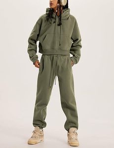 ชุดวอร์มลำลองสไตล์ฮิปฮอปสำหรับทุกเพศ ไซส์ XXL เหมาะสำหรับใส่ในฤดูหนาว ชุดเซ็ต 2 ชิ้น - Product Image 5